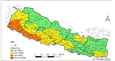 देशैभर बाढीको जोखिम उच्च, सतर्क रहन आग्रह