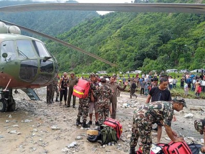 बाढी, पहिरो र डुबानमा परेका १७ हजारभन्दा बढी नागरिकको उद्धार