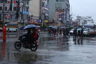 पाँच प्रदेशका केही भागमा भारी वर्षा हुने पूर्वानुमान