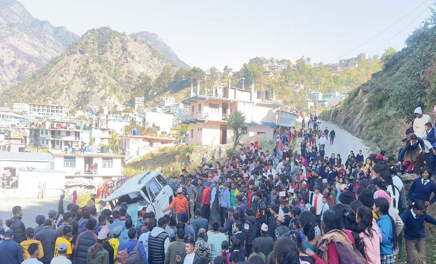 बाजुरामा स्कारपियो दुर्घटना हुँदा दुई जनाको मृत्यु