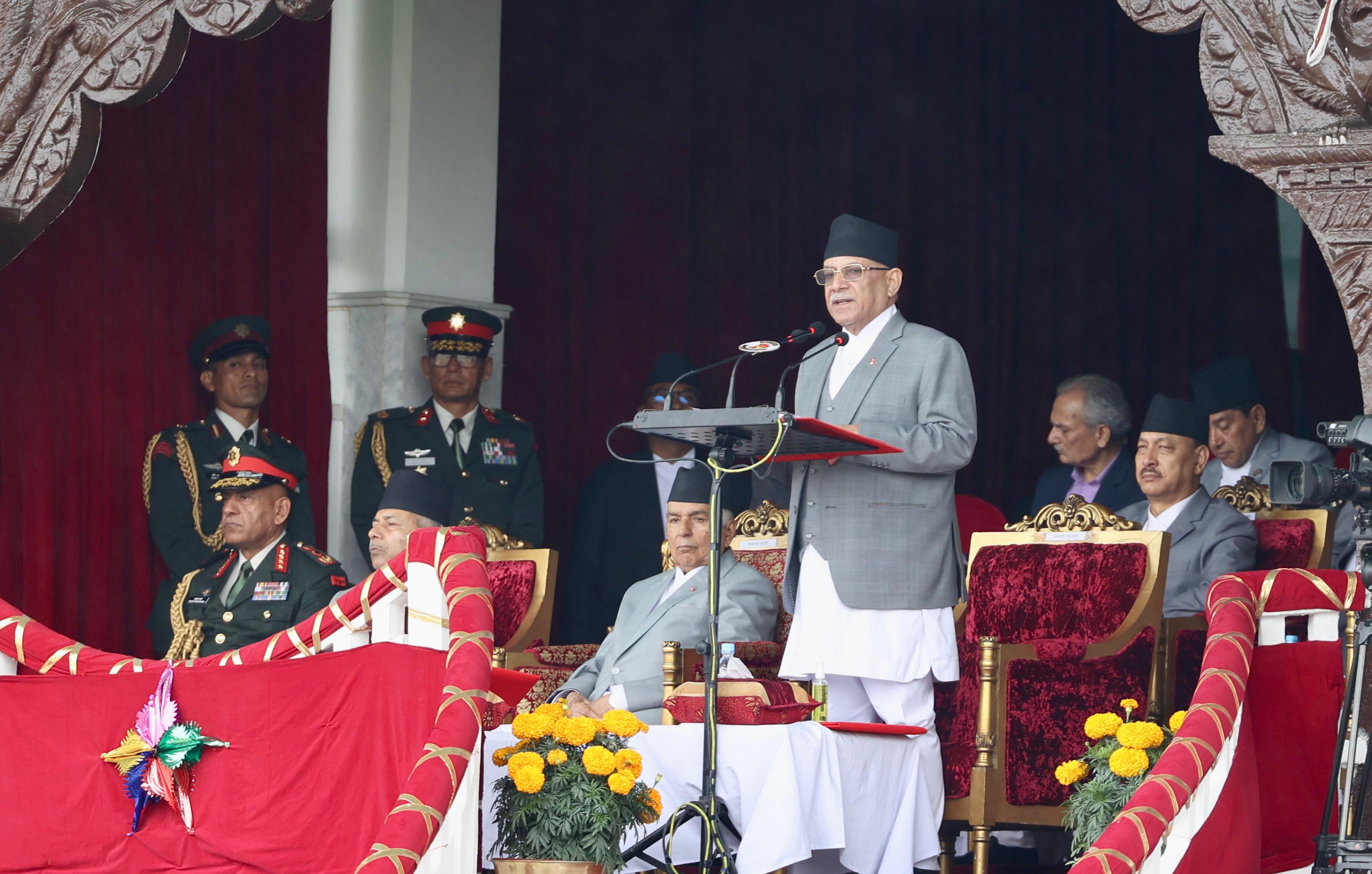 गणतन्त्र सामाजिक न्यायसहित समृद्ध नेपाल निर्माण गर्ने प्रयासको प्रतिफल होस् : प्रधानमन्त्री