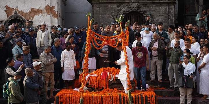 पूर्वसभामुख ढुंगानाको राजकीय सम्मानका साथ अन्त्येष्टि